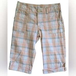 🌞Riders Y2K Peach and White Bermuda Shorts Youth EC